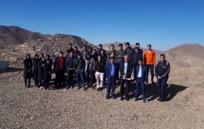 بازدید دانشجویان مجتمع از معدن سنگ آهن جلال آباد