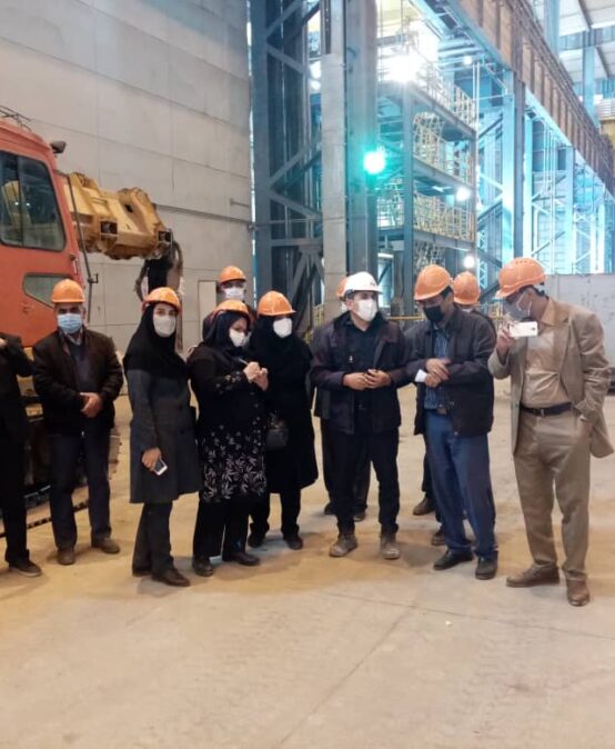 بازدید از کارخانه های فولاد، کک و قطران شرکت فولاد زرند ایرانیان